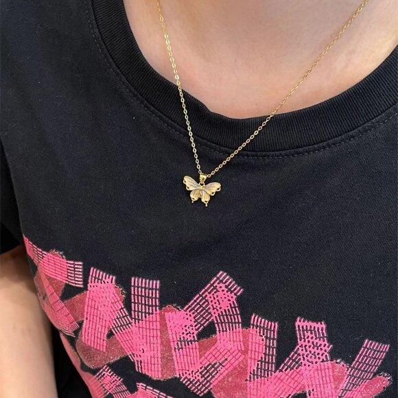 Radiant Confidence Sterling Silver Diamond Accent Necklace – Your Everyday Glam - Picture 3 of 3